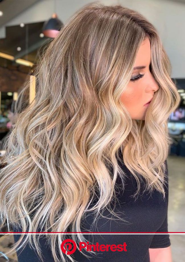 Light brown blonde hair color