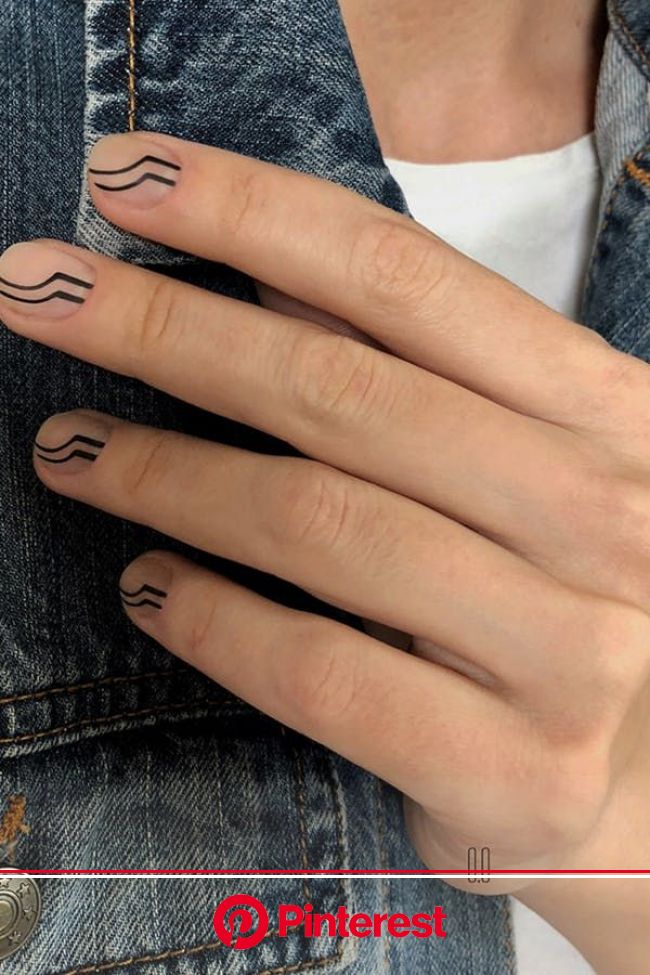 11 Nail Art Ideas To Make Short Stubby Nails Look Longer Minimal Nails Art Negative Space Nail Art Minimal Nails Clara Beauty My