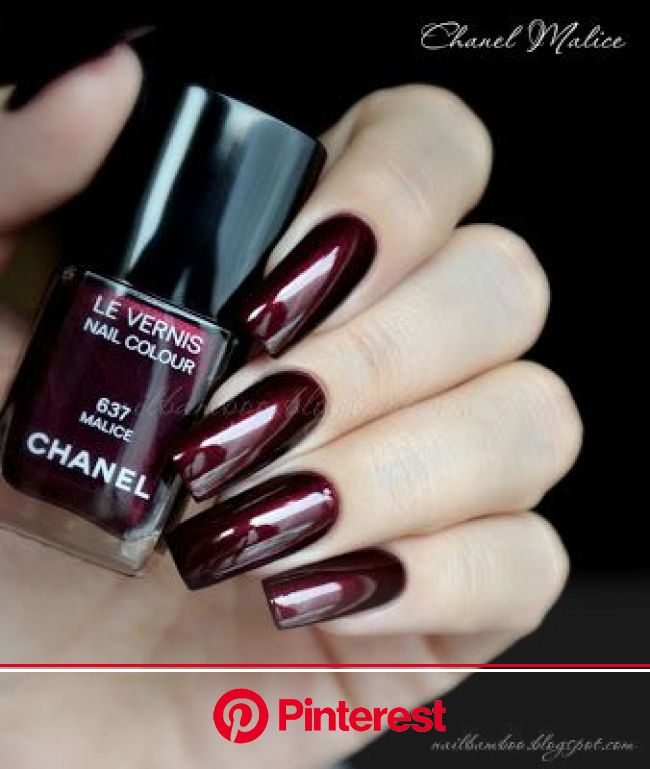 nailbamboo: Chanel Malice | Красивые ногти, Дизайнерские ногти, Гелевые ногти