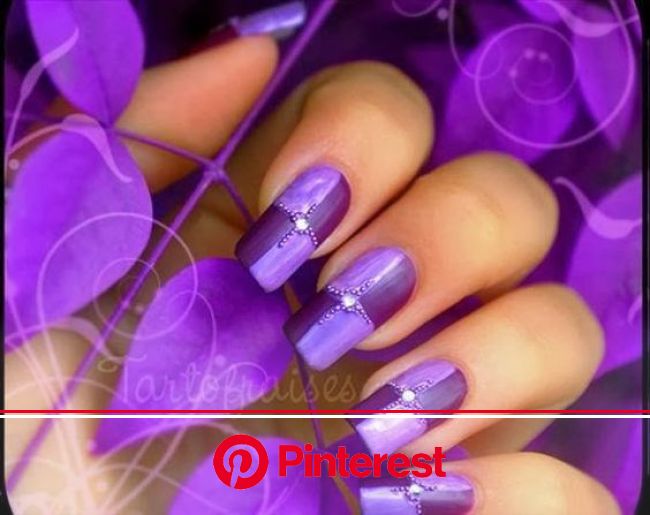 REALLY COOL NAIL ART FROM THE WEB | Purple nail designs, Purple nails, Fishnet nails