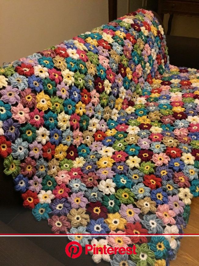 440 Ideias De Manta Para Bebe Em Croche Em 2021 | Crochê in 2021 | Crochet flower blanket, Flower blanket, Crochet flowers