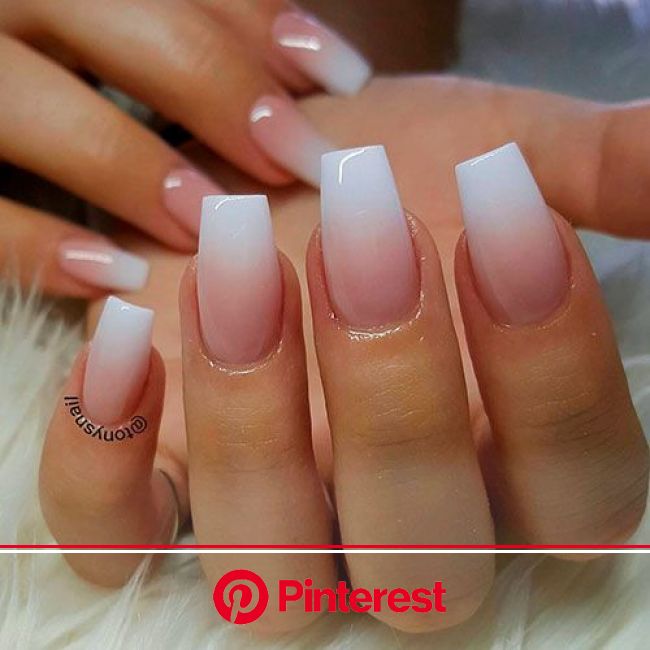 How To Do French Ombre Dip Nails Ombre Acrylic Nails Faded Nails Dipped Nails Clara Beauty My