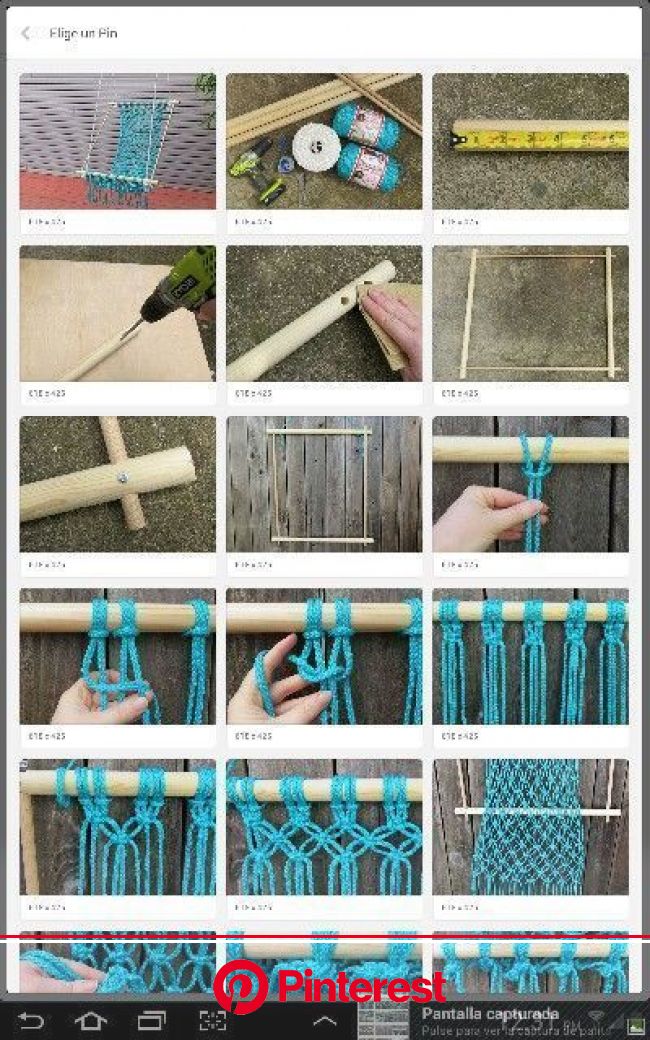 I've always wanted a real hammock but if that's not an option, this DIY Macrame Hammock Chair is the next best thing! | Crafts, Macrame hamm