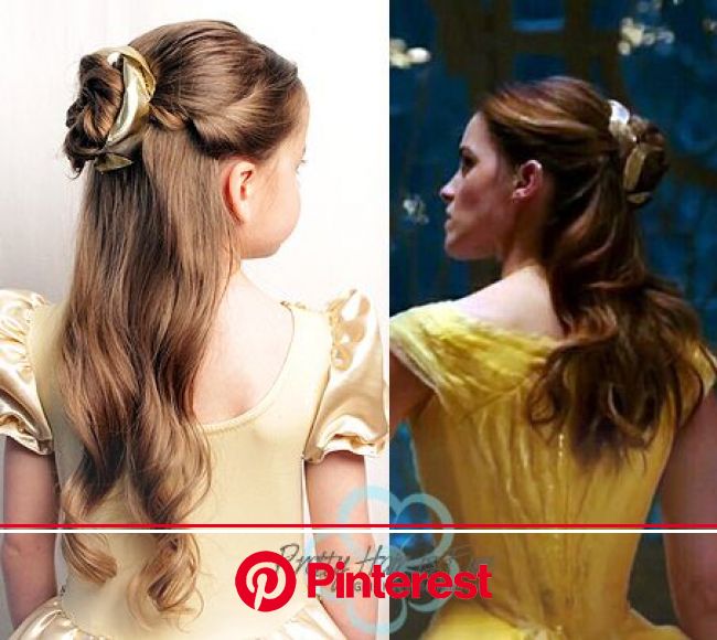 Pretty Hair Is Fun Belle Emma Watson Ballroom And Library Hairstyles From Beauty And The Beast Belle Hairstyle Pretty Hairstyles Princess Hairs Clara Beauty My