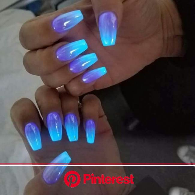glow nails