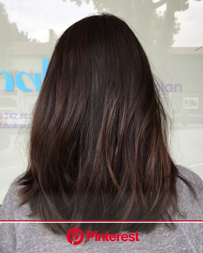 highlights for straight dark brown hair