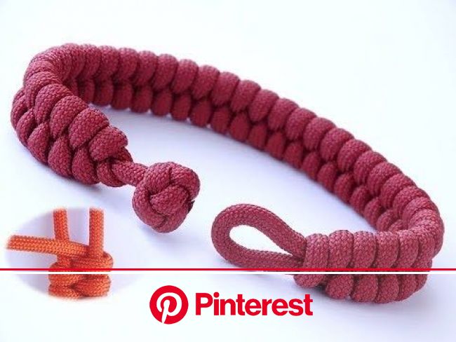 How to Make a Single Strand Knot and Loop Fishtail Paracord Survival Bracelet-CbyS … | Paracord bracelet patterns, Paracord bracelet tutorial, Paracor